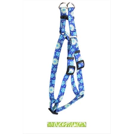 Zebra Green Step-In Harness - Extra Small